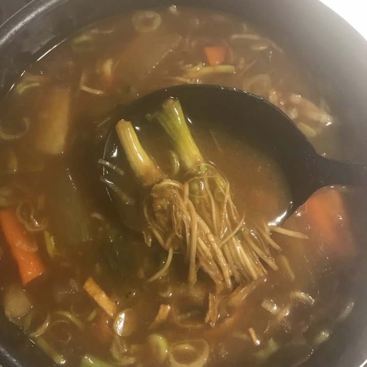 大人の！セリの根入り和風カレー